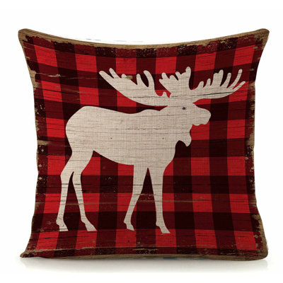  Housse et insert d'oreiller en lin Moose