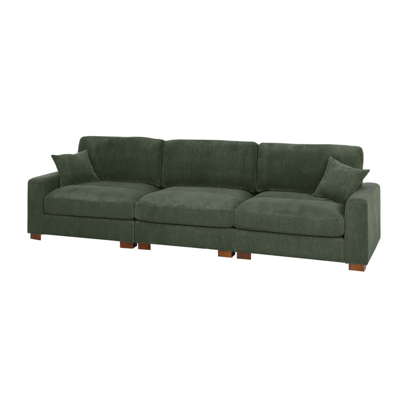 Canapé modulaire 3 pièces, Vert