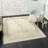 Melody Machine Washable Traditional Oriental Beige Waterproof Area Rug-646701719