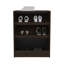 Range-chaussures, 3 tablettes, noyer foncé