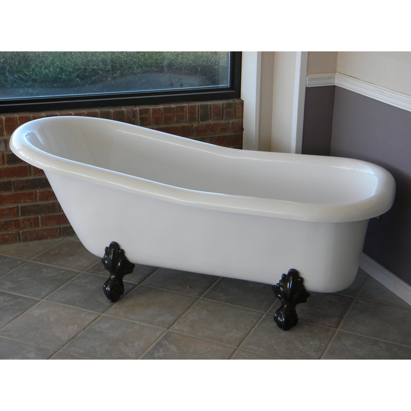 Imperial 66" x 30" Clawfoot Soaking Bathtub, Oil Rubbed Bronze