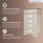 Commode 5 tiroirs Heraldas