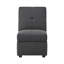 Élégant fauteuil de rangement avec repose-pieds rembourré en mousse de 1 po-1234806400