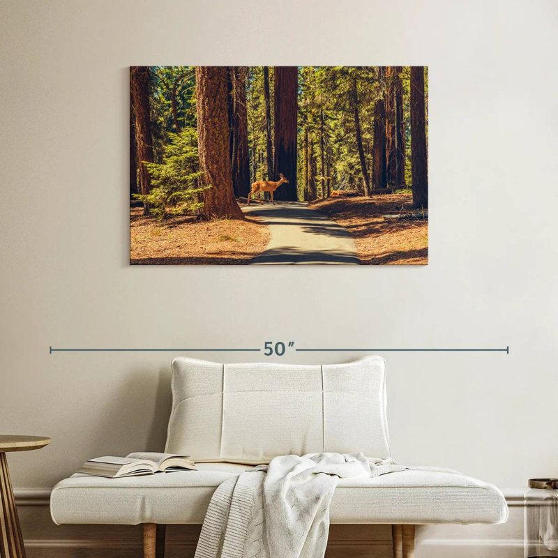 Brampt Elusive Deer, 26" H x 39" W