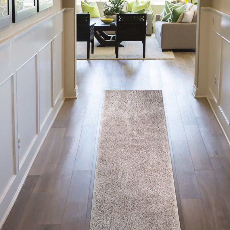 Tapis intérieur moelleux 100% polypropylène Arabella, Tapis de couloir 2 pi 7 po x 8 pi