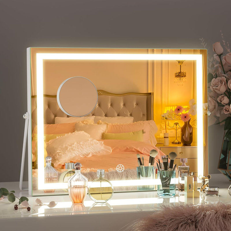 Miroir de maquillage à DEL 14 po x 11 po