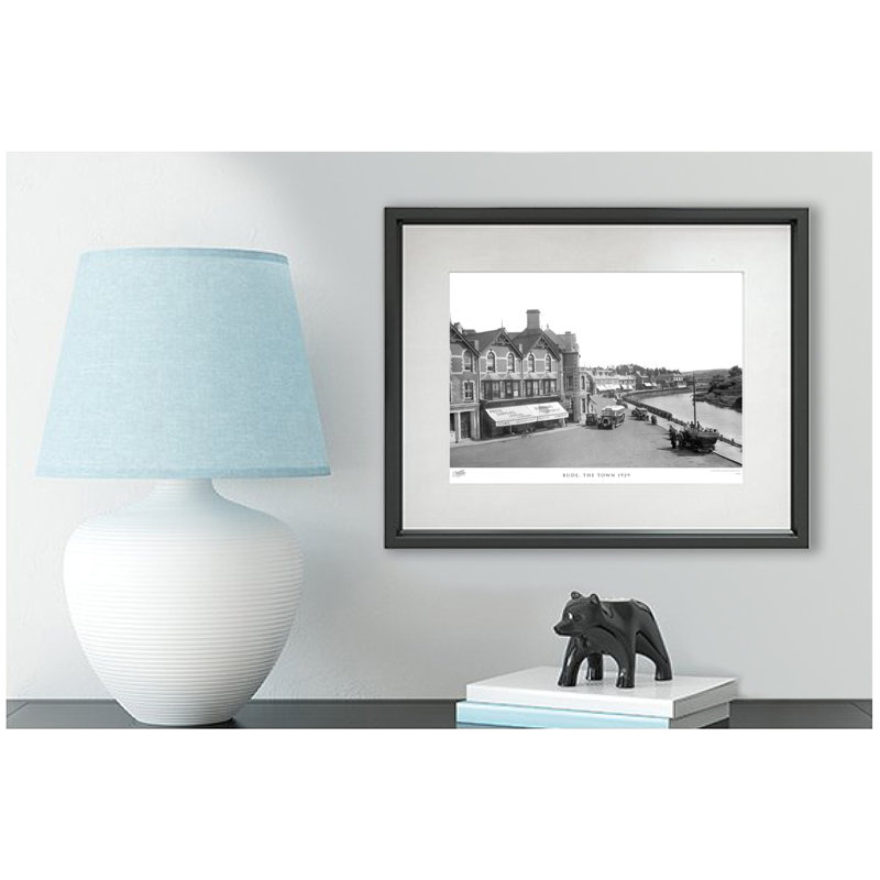 Bude, The Town 1929 - Single Picture Frame Print, 28cm H x 36cm W x 2.3cm D