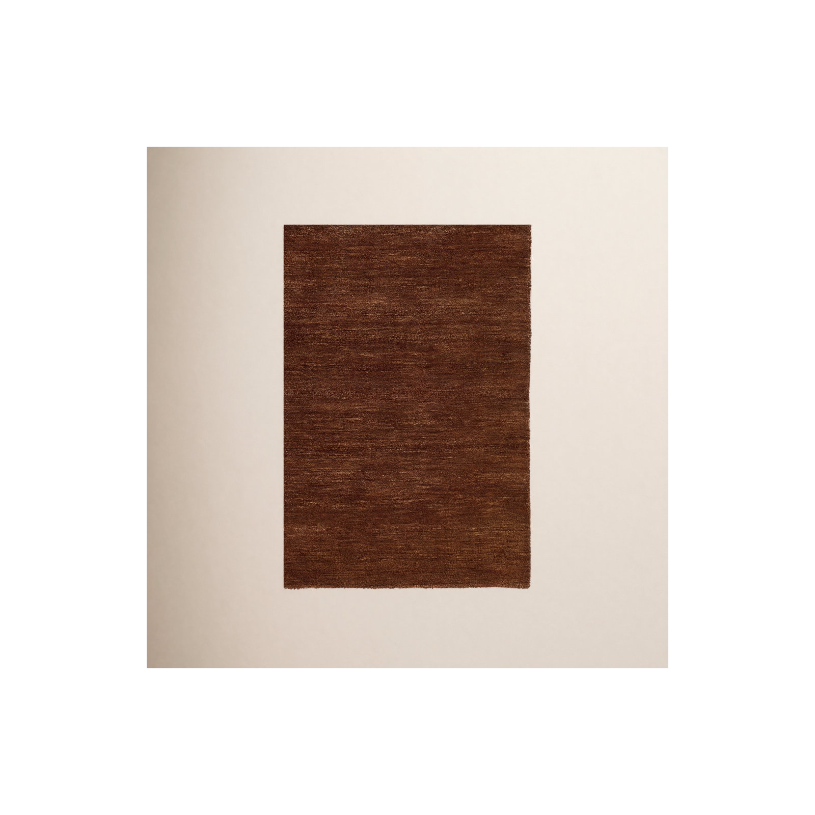 Althena Handmade Wool Copper Rug, Rectangle 8' x 10'