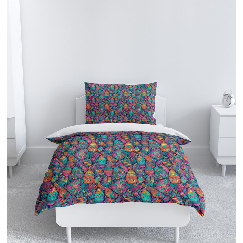 Abstract Duvet Cover, King Duvet Cover + 2 King Shams
