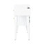 Coiffeuse 39 po avec tabouret - blanc, 4 tiroirs, bohème rétro, prise de charge et fonction de tiroir de rangement blanc stable-1069637965