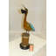 Statue bronze Blouin Pelican sur une souche d'arbre - Taille: L 8 po x l 12 po x H 27 po.