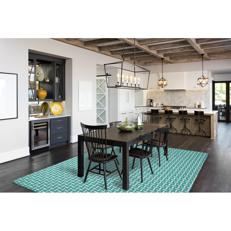 Chenille Geometric Indoor Rug, Rectangle 8' x 10'