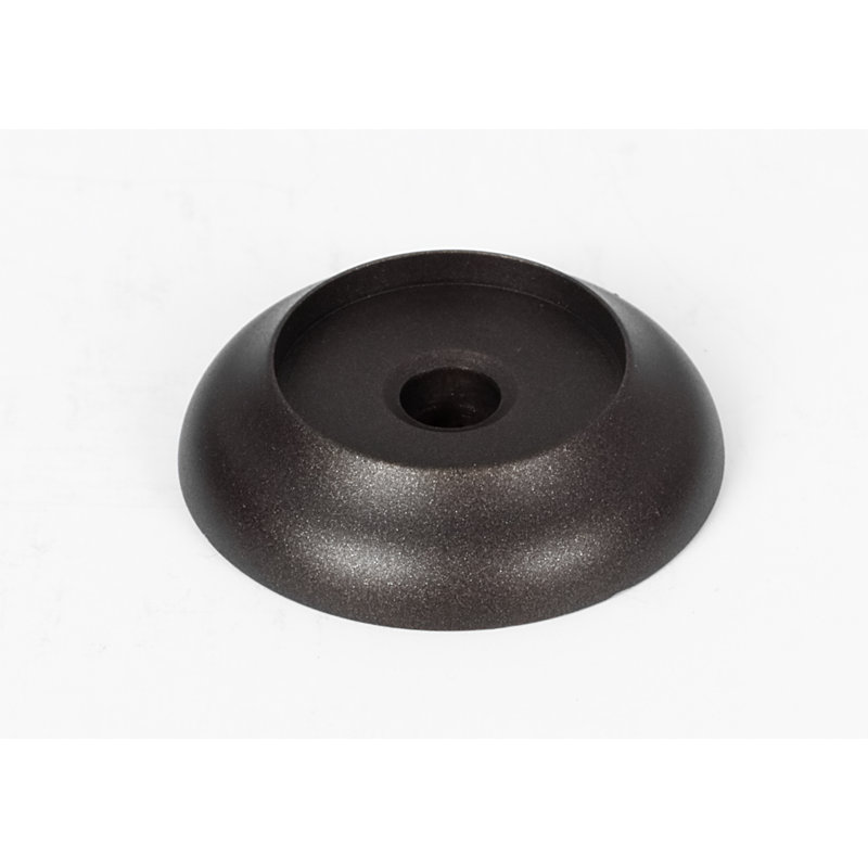 Metal Knob Backplate, Chocolate Bronze