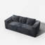 Canapé Cloud dans une boîte, canapé désossé, canapé en velours côtelé à assise profonde confortable, comprimé, sans assemblage, mousse à mémoire de forme, petits lits modernes pour petits espaces, appartement-428933484