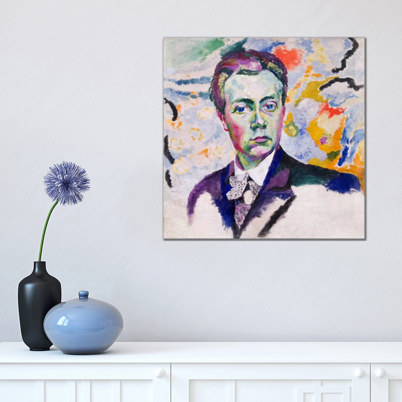 Autoportrait by Robert Delaunay - Wrapped Canvas Gallery-Wrapped Canvas Giclée, 45.72cm H x 45.72cm W x 1.91cm D