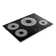 Cosmo 30 In. Electric Ceramic Glass Cooktop With 4 Elements, Triple Zone Element In Black