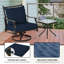 Ensemble de chaises pivotantes d'extérieur Charlton Home®-117769083