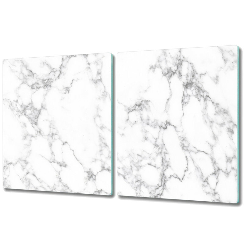 Rendville Tempered Glass Chopping Board, 52cm x 40cm