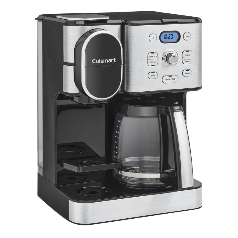 Cuisinart Coffee Centre 2-in-1 Coffeemaker, 12-Cup Glass Carafe, Automatic Hot & Iced Coffee Maker, Single Server Brewer