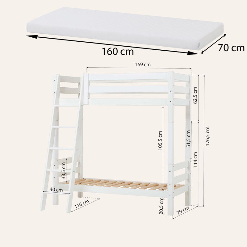  Kids Bed, European Toddler (70 x 160cm)