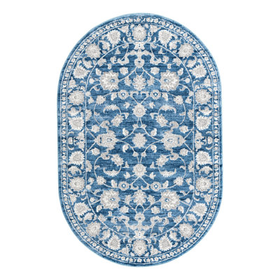 Tapis bleu Myatt