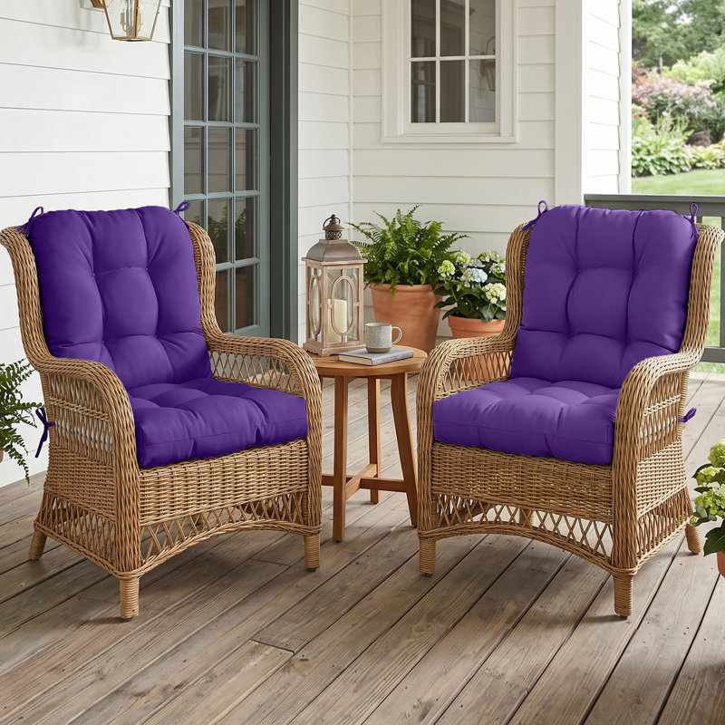 Indoor/Outdoor Seat/Back Cushion, Purple
