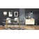 Commode d'appoint 1 tiroir 2 portes Justus