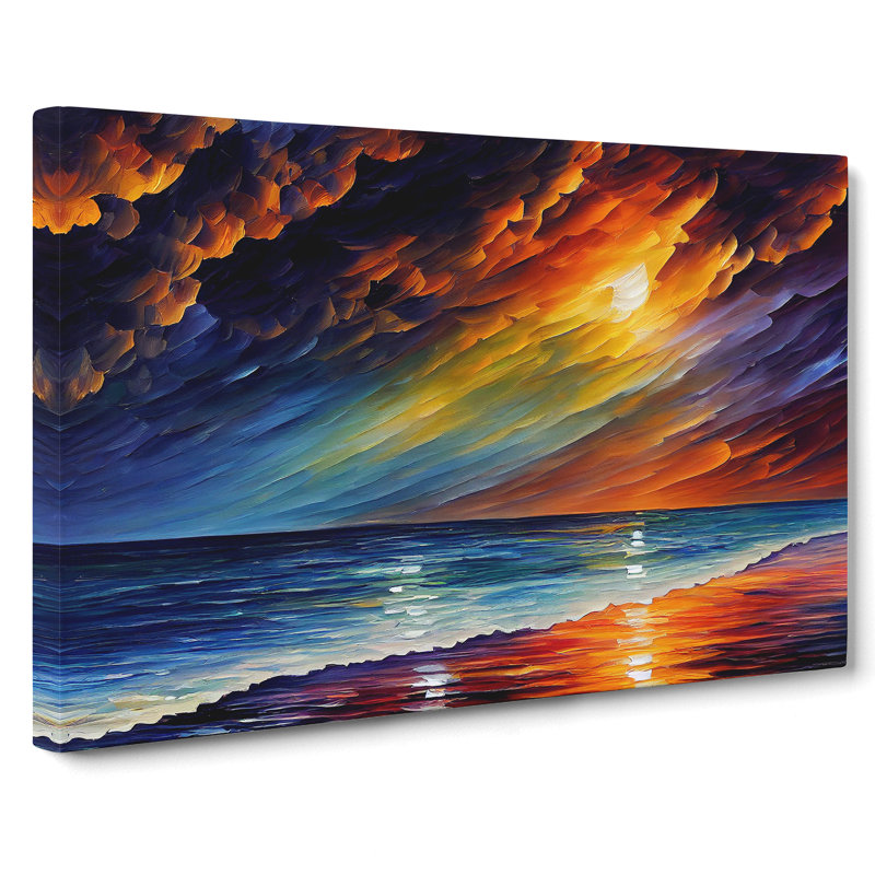 Dazzling Ocean Beach Vol.3 - Wrapped Canvas, 35cm H x 50cm W x 3cm D