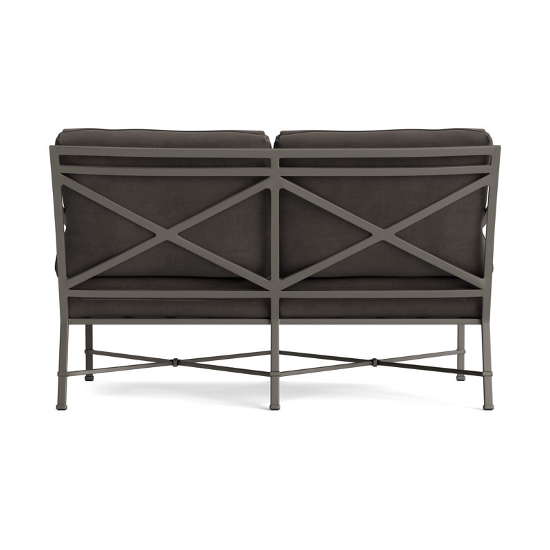 Venetian Outdoor 2 - Seat Loveseat, Fusion Charcoal, Mica