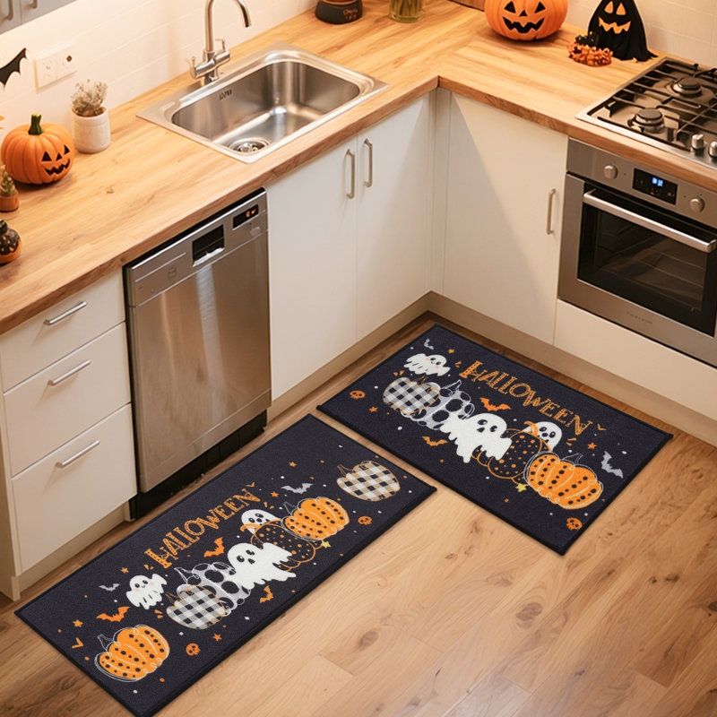 Tapis et tapis de cuisine d'Halloween