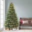 7.5' Pre-Lit Alaskan Winter Fir Tree With Dual-Color LED Lights