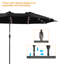 Parasol de marché lumineux 15 po x 9 pi Ruien-1349954387