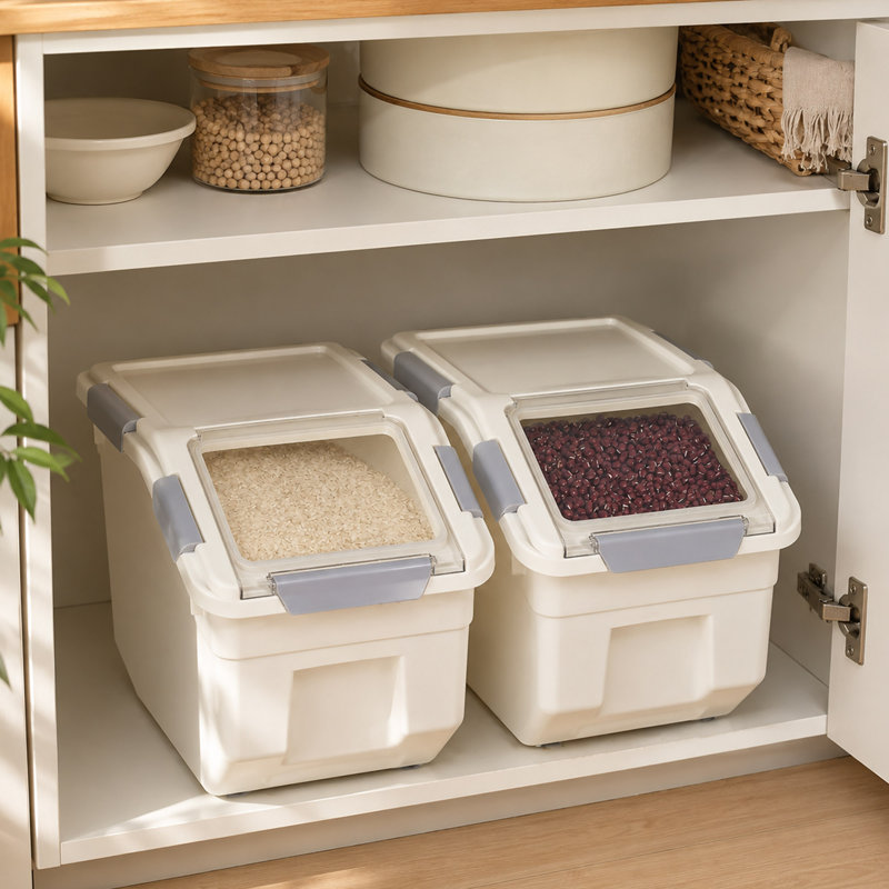 Paquet de 2 récipients de rangement pour aliments secs 30 lb