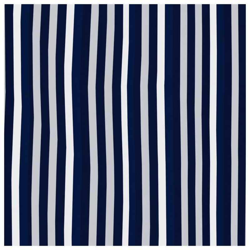 Rideaux à rayures bleues, voilages et voilages à motif - 1 panneau, 50" x 92" - 1 Panel, Transparent
