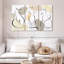 Minimalist Cats - Ensemble de 3 toiles tendues-48277691