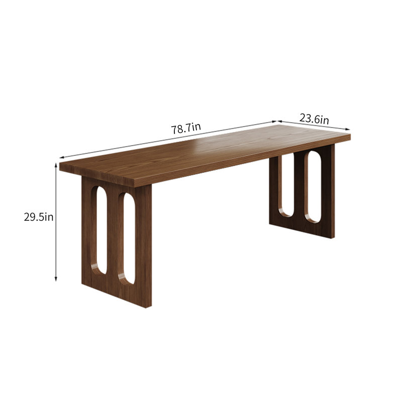 Bureau Minimalist, H 29,5 po x l 78,7 po x P 23,6 po