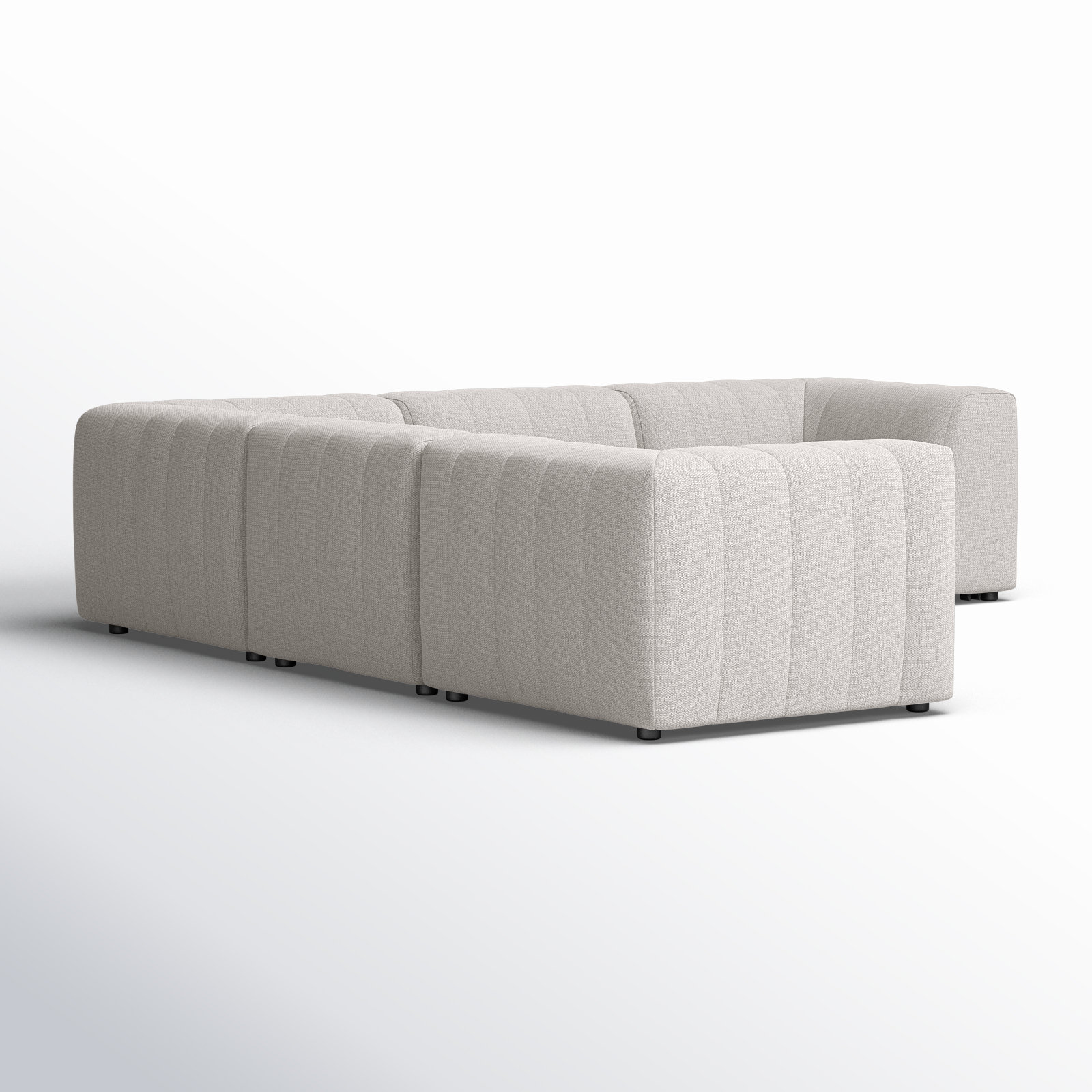 Neema 121'' Wide Metal Patio Sectional