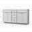 60'' Double Bathroom Vanity Base only-111530698