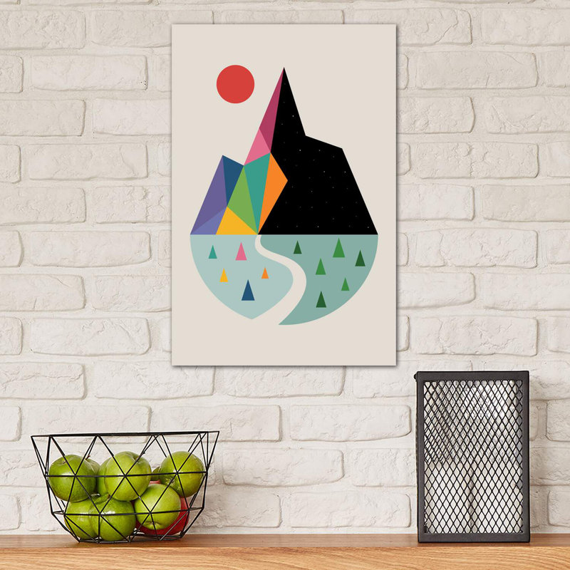 Bright Side by Andy Westface - Wrapped Canvas Print, 30.48 cm H x 45.72 cm W