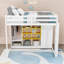 Lit mezzanine en bois avec armoire ouverte et tablettes-1670905202-1670905203