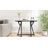 Wooden Black Entryway Table - Narrow Farmhouse Console Table Behind Sofa For Hallway