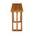 59.05Inch MDF Console Table Narrow Entryway Table
