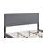 Baron G00703-QB-Queen Size Platform Bed , LIGHT GREY Faux Leather-382940280-382940230