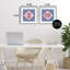 Encourageant mots sur Boho, ensemble de 2 reproductions encadrées sous verre-1163336966-1163336960