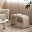 Banc rembourré blanc-1477963278