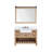 Villareal 48 " W Freestanding Standard Free Standing 1 Single Vanity Bathroom Vanity With Stone Top with Mirror-371494167