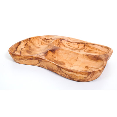 August Grove Capetown Wood Divided Serving Dish