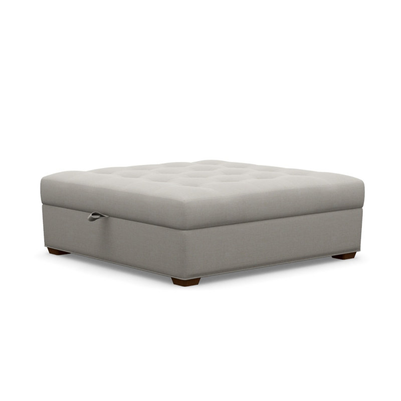 Baxter Square Ottoman, Walnut, Twale 721040