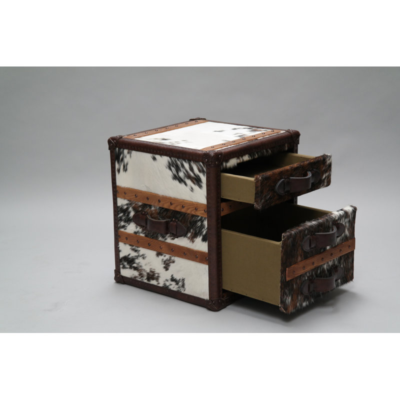 Hopp 52cm W Solid Wood Bedside Table