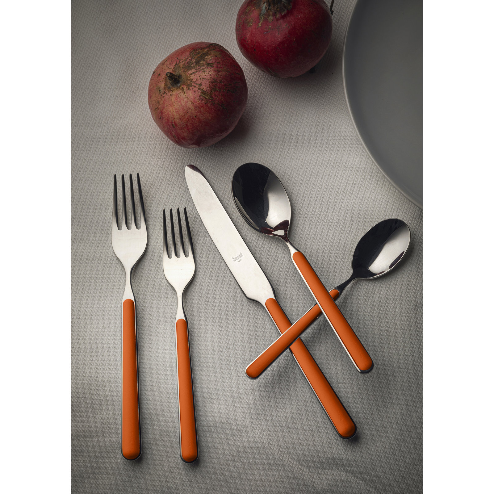 Fantasia Stainless Steel Flatware Set of 20 - Service for 4, Carrot